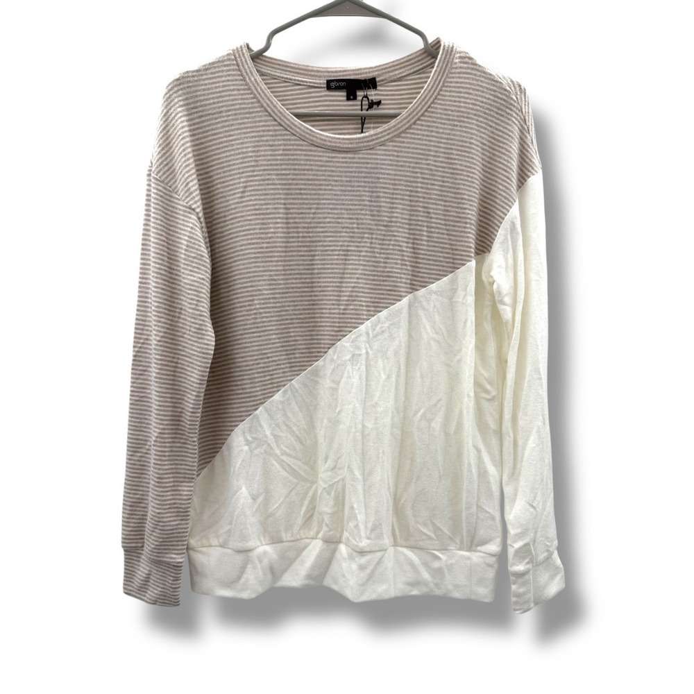 Gibson NWT Colorblock Top Small Long‎ Sleeve Casual Lightweight Style Wear